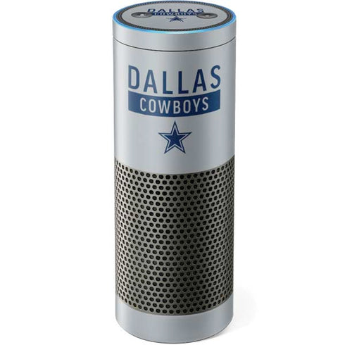 NFL Dallas Cowboys Silver Performance Series Amazon Echo Skin