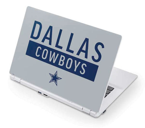NFL Dallas Cowboys Silver Performance Series Acer Chromebook Skin