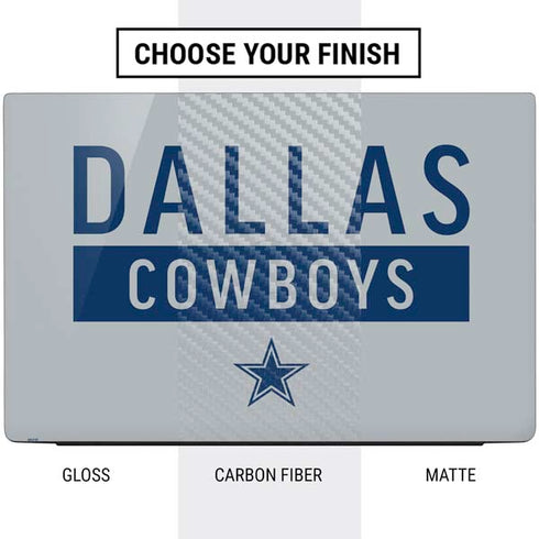 NFL Dallas Cowboys Silver Performance Series Dell Vostro Skin