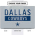 NFL Dallas Cowboys Silver Performance Series Dell Vostro Skin