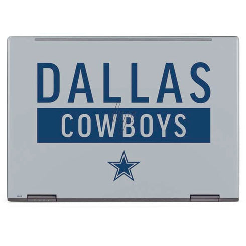 NFL Dallas Cowboys Silver Performance Series HP Envy Skin