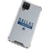 NFL Dallas Cowboys Silver Performance Series Galaxy A12 Clear Case
