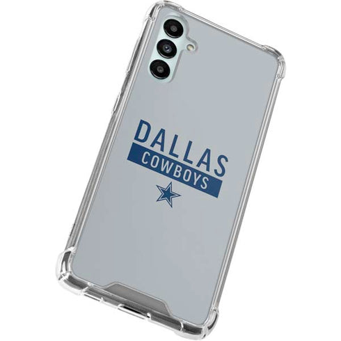 NFL Dallas Cowboys Silver Performance Series Galaxy A14 5G Clear Case