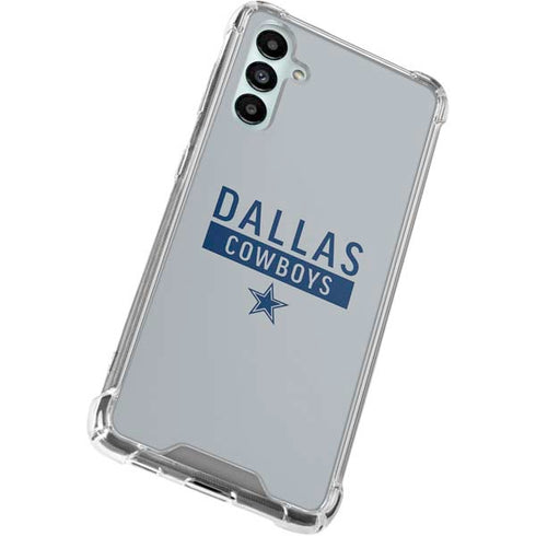 NFL Dallas Cowboys Silver Performance Series Galaxy A15 5G Clear Case