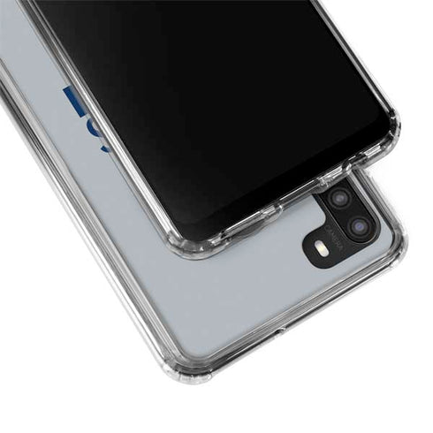 NFL Dallas Cowboys Silver Performance Series Galaxy A21 Clear Case