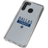 NFL Dallas Cowboys Silver Performance Series Galaxy A21 Clear Case