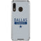 NFL Dallas Cowboys Silver Performance Series Galaxy A30 Clear Case