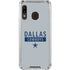 NFL Dallas Cowboys Silver Performance Series Galaxy A30 Clear Case