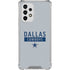 NFL Dallas Cowboys Silver Performance Series Galaxy A33 5G Clear Case