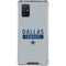 NFL Dallas Cowboys Silver Performance Series Galaxy A71 5G Clear Case