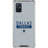 NFL Dallas Cowboys Silver Performance Series Galaxy A71 5G Clear Case