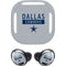 NFL Dallas Cowboys Silver Performance Series Galaxy Buds Pro Skin
