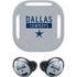 NFL Dallas Cowboys Silver Performance Series Galaxy Buds Pro Skin