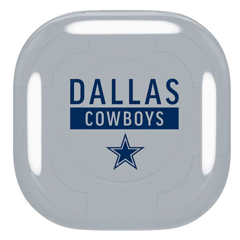 NFL Dallas Cowboys Silver Performance Series Galaxy Buds Pro Skin