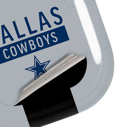 NFL Dallas Cowboys Silver Performance Series Galaxy Buds Pro Skin