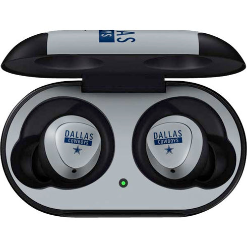 NFL Dallas Cowboys Silver Performance Series Galaxy Buds Skin