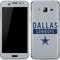 NFL Dallas Cowboys Silver Performance Series Galaxy J3 Skin