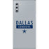 NFL Dallas Cowboys Silver Performance Series Galaxy Note 10 Skin