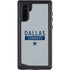 NFL Dallas Cowboys Silver Performance Series Galaxy Note 10 Waterproof Case