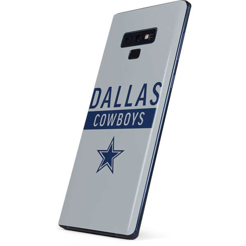 NFL Dallas Cowboys Silver Performance Series Galaxy Note 9 Skin