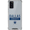 NFL Dallas Cowboys Silver Performance Series Galaxy Note20 5G Clear Case