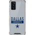 NFL Dallas Cowboys Silver Performance Series Galaxy Note20 5G Clear Case