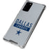 NFL Dallas Cowboys Silver Performance Series Galaxy Note20 5G Clear Case