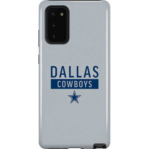 NFL Dallas Cowboys Silver Performance Series Galaxy Note20 5G Pro Case