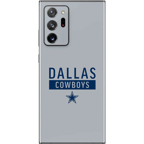 NFL Dallas Cowboys Silver Performance Series Galaxy Note20 Ultra 5G Skin