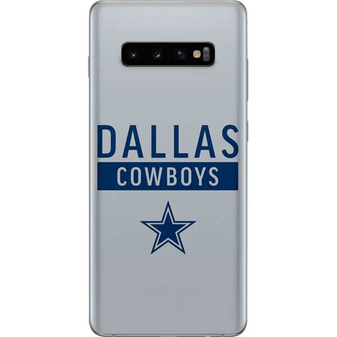 NFL Dallas Cowboys Silver Performance Series Galaxy S10 Plus Skin