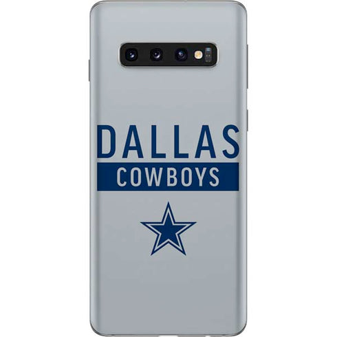 NFL Dallas Cowboys Silver Performance Series Galaxy S10 Skin