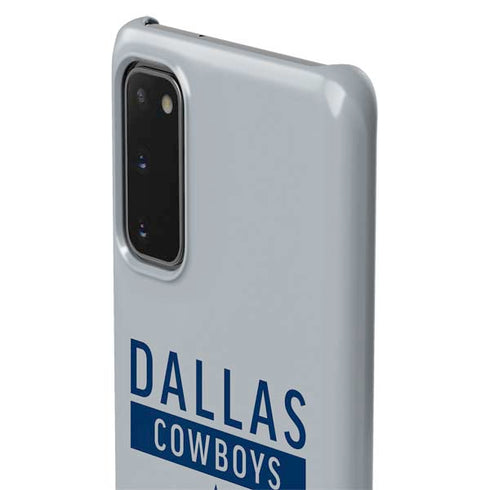 NFL Dallas Cowboys Silver Performance Series Galaxy S20 Lite Case