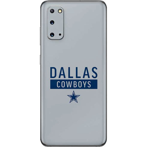NFL Dallas Cowboys Silver Performance Series Galaxy S20 Skin