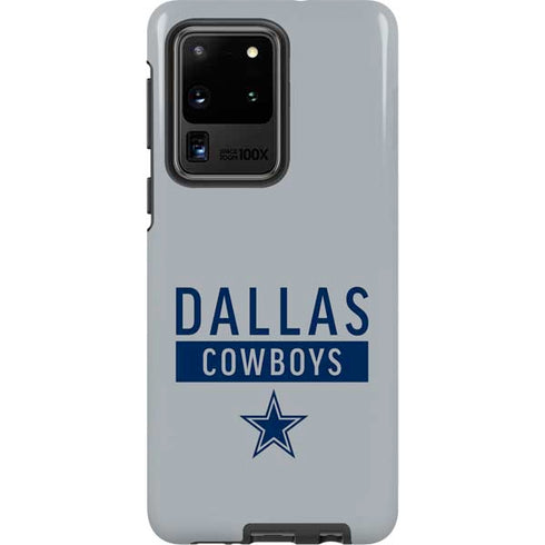 NFL Dallas Cowboys Silver Performance Series Galaxy S20 Ultra 5G Pro Case