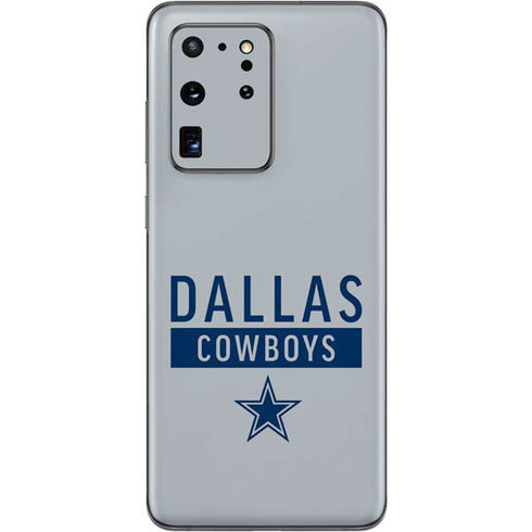 NFL Dallas Cowboys Silver Performance Series Galaxy S20 Ultra 5G Skin