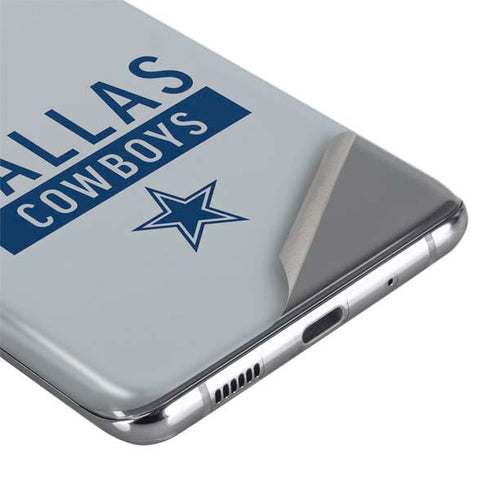 NFL Dallas Cowboys Silver Performance Series Galaxy S20 Ultra 5G Skin