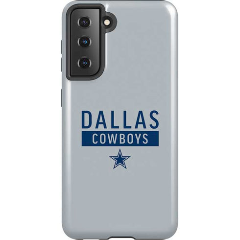 NFL Dallas Cowboys Silver Performance Series Galaxy S21 5G Pro Case