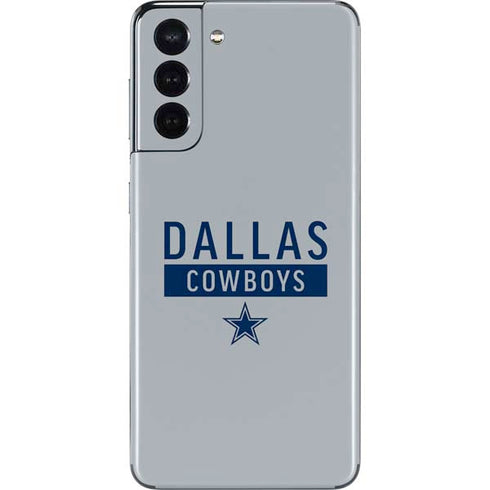 NFL Dallas Cowboys Silver Performance Series Galaxy S21 5G Skin