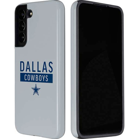 NFL Dallas Cowboys Silver Performance Series Galaxy S22 Plus Pro Case
