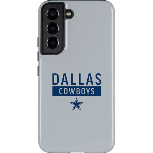 NFL Dallas Cowboys Silver Performance Series Galaxy S22 Pro Case