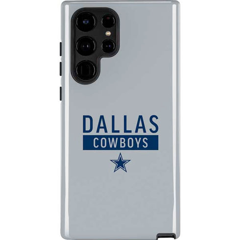 NFL Dallas Cowboys Silver Performance Series Galaxy S22 Ultra Pro Case