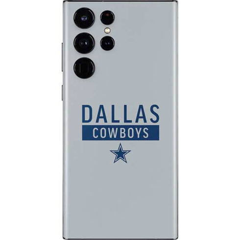 NFL Dallas Cowboys Silver Performance Series Galaxy S22 Ultra Skin