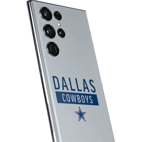 NFL Dallas Cowboys Silver Performance Series Galaxy S22 Ultra Skin