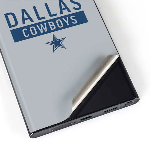 NFL Dallas Cowboys Silver Performance Series Galaxy S22 Ultra Skin