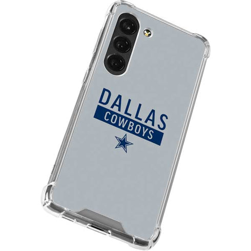 NFL Dallas Cowboys Silver Performance Series Galaxy S23 Clear Case