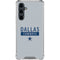 NFL Dallas Cowboys Silver Performance Series Galaxy S23 FE Clear Case