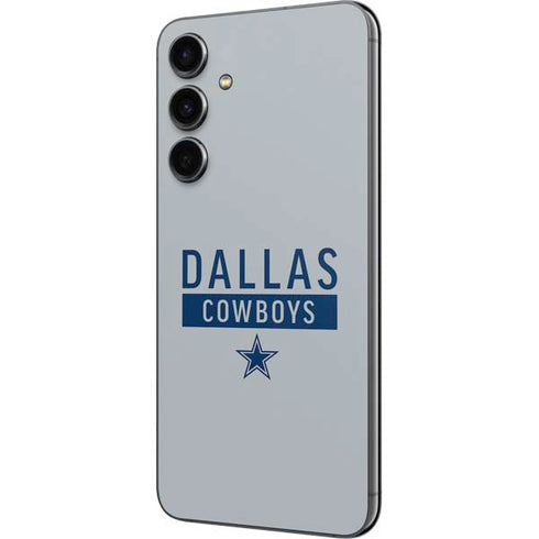 NFL Dallas Cowboys Silver Performance Series Galaxy S23 FE Skin