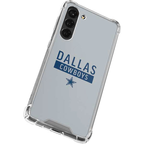 NFL Dallas Cowboys Silver Performance Series Galaxy S23 Plus Clear Case