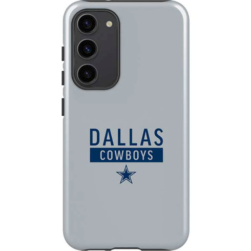 NFL Dallas Cowboys Silver Performance Series Galaxy S23 Plus Pro Case