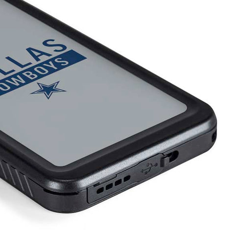 NFL Dallas Cowboys Silver Performance Series Galaxy S23 Plus Waterproof Case